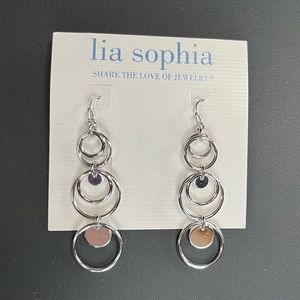 Lia Sophia “Reflection” Pierced Earrings